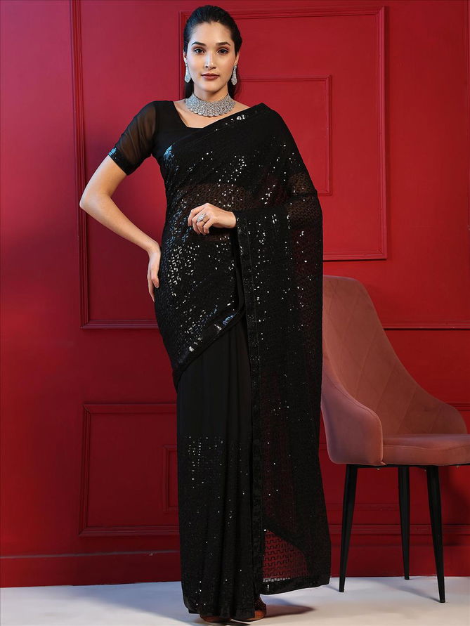 Sethnic Bling Vol 1 Georgette Party Wear Sarees Catalog
